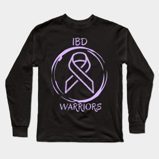 IBD Warriors Awareness Purple and Black Merchandise Long Sleeve T-Shirt